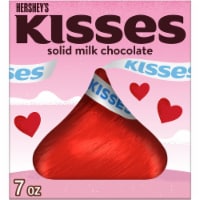 HERSHEY'S KISSES Solid Milk Chocolate Valentine Candy Gift Box Perspective: Main