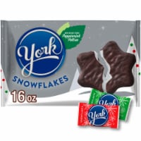 YORK Dark Chocolate Peppermint Patties Snowflakes Christmas Candy Bag