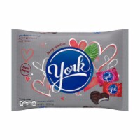 York Valentine's Dark Chocolate Covered Peppermint Patties Hearts Perspective: Main
