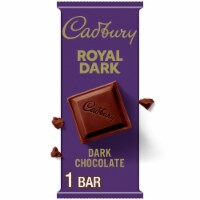 CADBURY ROYAL DARK Indulgent Semi Sweet Dark Chocolate Candy Bar