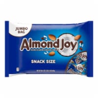 ALMOND JOY Coconut and Almond Chocolate Snack Size Halloween Candy Jumbo Bag Perspective: Main
