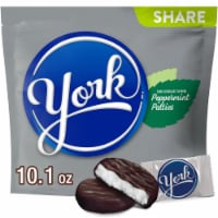 YORK Dark Chocolate Peppermint Patties Candy Share Pack Bag