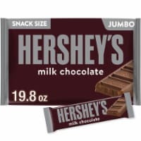 HERSHEY'S Milk Chocolate Snack Size Candy Jumbo Bag Perspective: Main