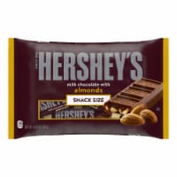 HERSHEY'S Milk Chocolate with Almonds Snack Size Halloween Candy Bag Perspective: Main