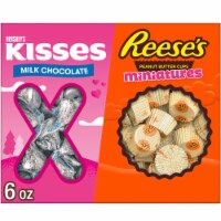 HERSHEY'S and REESE'S Assorted Milk Chocolate Valentine Candy Gift Box Perspective: Main