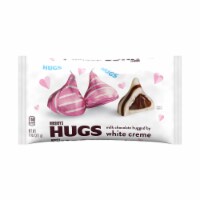 Hershey's Hugs Valentine's White Creme & Milk Chocolate Candies Perspective: Main