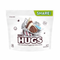 HERSHEY'S HUGS Milk Chocolate and White Creme Candy Share Pack