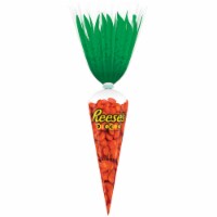 Reese's Pieces Easter Candy in Carrot Shaped Bag Perspective: Main