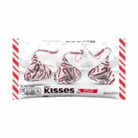 Hershey's Kisses Holiday Candy Cane Mint Candies Perspective: Main