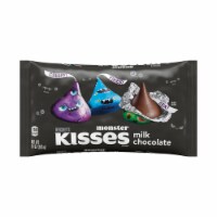 HERSHEY'S KISSES Milk Chocolate Monster Foil Halloween Candy Bag