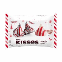 HERSHEY'S KISSES Candy Cane Flavored Christmas Candy Bag