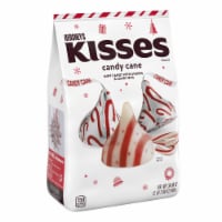 HERSHEY'S KISSES Candy Cane Flavored Christmas Candy Bulk Bag Perspective: Main