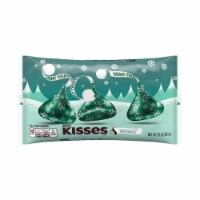 Hershey's Kisses Dark Chocolate Filled with Mint Truffle Holiday Candy Perspective: Main