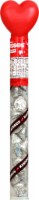 Hershey's Kisses Valentine's Milk Chocolates Filled Heart Cane Perspective: Main