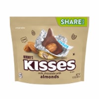 HERSHEY'S KISSES Milk Chocolate with Almonds Candy Share Pack