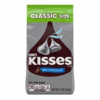 Hershey's Kisses Milk Chocolate Candy Classic Size Perspective: Main