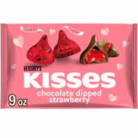 HERSHEY'S KISSES Chocolate Dipped Strawberry Valentine Candy Bag Perspective: Main