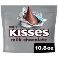 HERSHEY'S KISSES Milk Chocolate Silver Foil Candy Share Pack