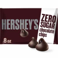 HERSHEY'S Zero Sugar Chocolate Baking Chips Bag Perspective: Main