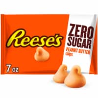 REESE'S Zero Sugar Peanut Butter Baking Chips Bag Perspective: Main