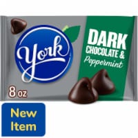 YORK Dark Chocolate and Peppermint Flavored Baking Chips Bag