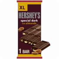 HERSHEY'S SPECIAL DARK Mildly Sweet Chocolate with Almonds XL Candy Bar