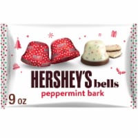 HERSHEY'S Peppermint Bark Bells Christmas Candy Bag