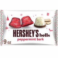 HERSHEY'S Peppermint Bark Bells Christmas Candy Bag Perspective: Main