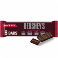 HERSHEY'S SPECIAL DARK Mildly Sweet Chocolate Snack Size Candy Bars Perspective: Main