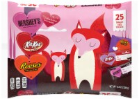 Hershey's Valentine Exchange Assorted Snack Size Treats Perspective: Main