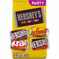 HERSHEY'S Miniatures Assorted Chocolate Christmas Candy Party Pack