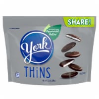 YORK THiNS Dark Chocolate Individually Wrapped Gluten Free Peppermint Patties Candy Share Pack