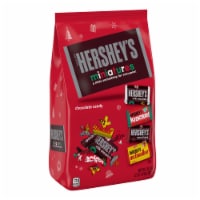 HERSHEY'S Miniatures Assorted Chocolate Christmas Candy Bulk Bag