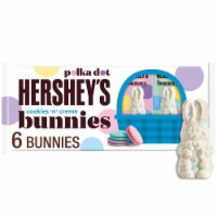 HERSHEY'S Cookies 'n' Creme Polka Dot Bunnies Easter Candy Packs Perspective: Main