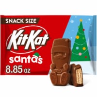 KIT KAT® Milk Chocolate Wafer Snack Size Santas Christmas Candy Bag Perspective: Main