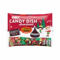 Hershey Holiday Candy Dish Chocolate Assortment Perspective: Main