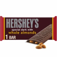 HERSHEY'S SPECIAL DARK Chocolate with Whole Almonds Candy Bar Perspective: Main