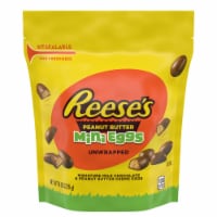 REESE'S Milk Chocolate Peanut Butter Creme Mini Eggs Easter Candy Resealable Bag Perspective: Main