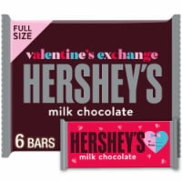 HERSHEY'S Milk Chocolate Valentine Candy Bars Perspective: Main
