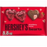 HERSHEY'S Strawberry Creme Flavored Hearts Valentine Candy Bag Perspective: Main