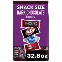 Hershey Assorted Dark Chocolate Flavored Snack Size Candy Party Pack Perspective: Main