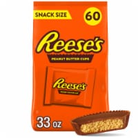 REESE'S Milk Chocolate Peanut Butter Snack Size Cups Candy Bag