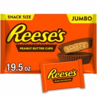 REESE'S Milk Chocolate Snack Size Peanut Butter Cups Christmas Candy Jumbo Bag