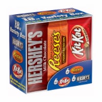 HERSHEY'S KIT KAT® and REESE'S Assorted Milk Chocolate Christmas Candy Variety Box