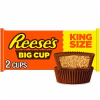 REESE'S Big Cup Milk Chocolate King Size Peanut Butter Cups Candy Pack