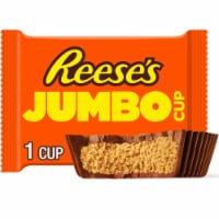 REESE'S Jumbo Cup Milk Chocolate Peanut Butter Cup Candy Pack Perspective: Main