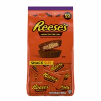 Reese's Milk Chocolate Peanut Butter Cups Snack Size Candy Perspective: Main