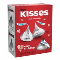 Hershey's Sweet Exchange Milk Chocolate Kisses Candy Valentine Perspective: Main