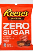 Reese's Sugar Free Peanut Butter Cups Miniatures Chocolate Candy Bag Perspective: Main
