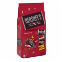 HERSHEY'S Miniatures Assorted Chocolate Christmas Candy Bulk Bag Perspective: Main